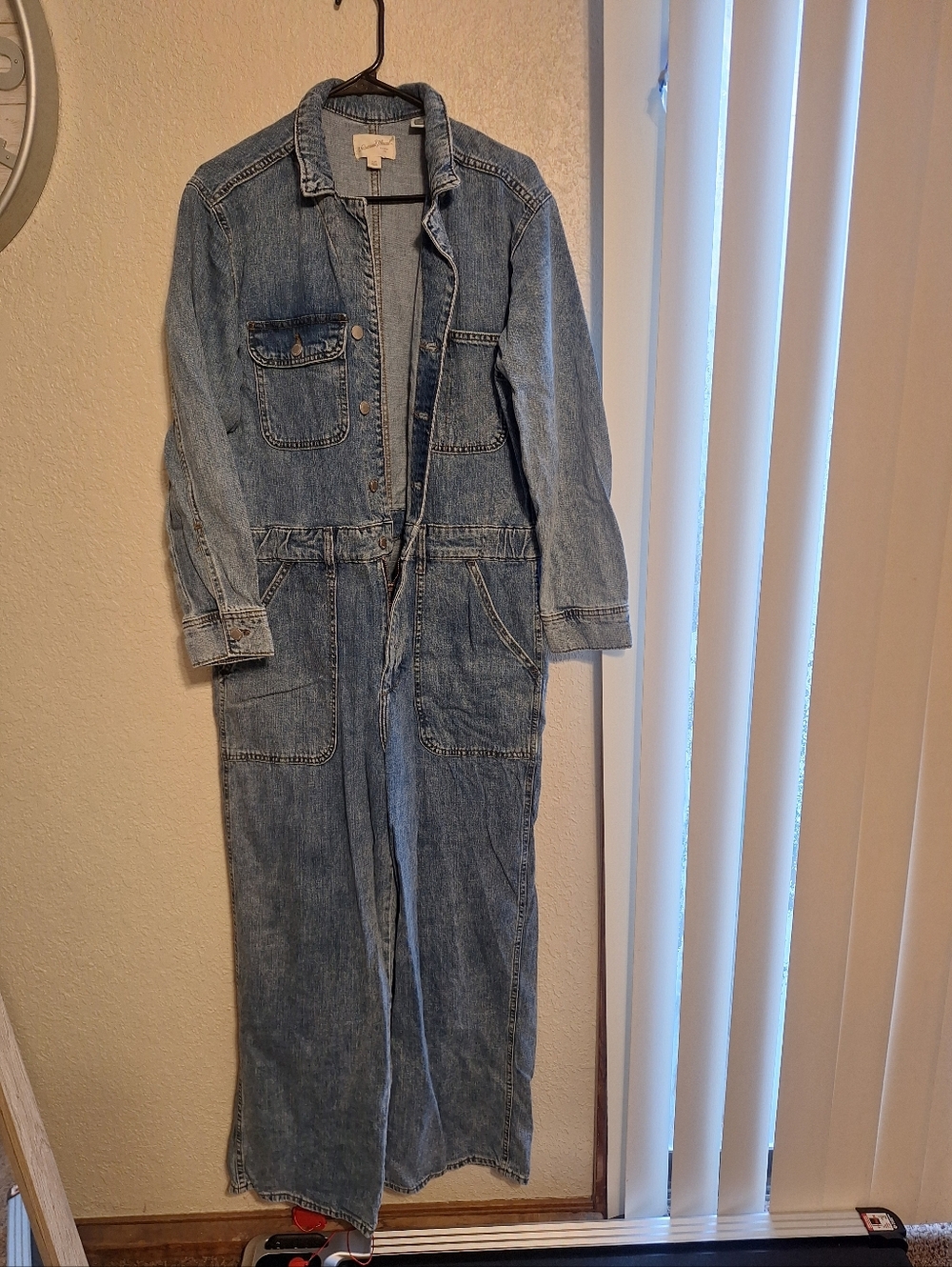 Light Wash Denim Jumpsuit
